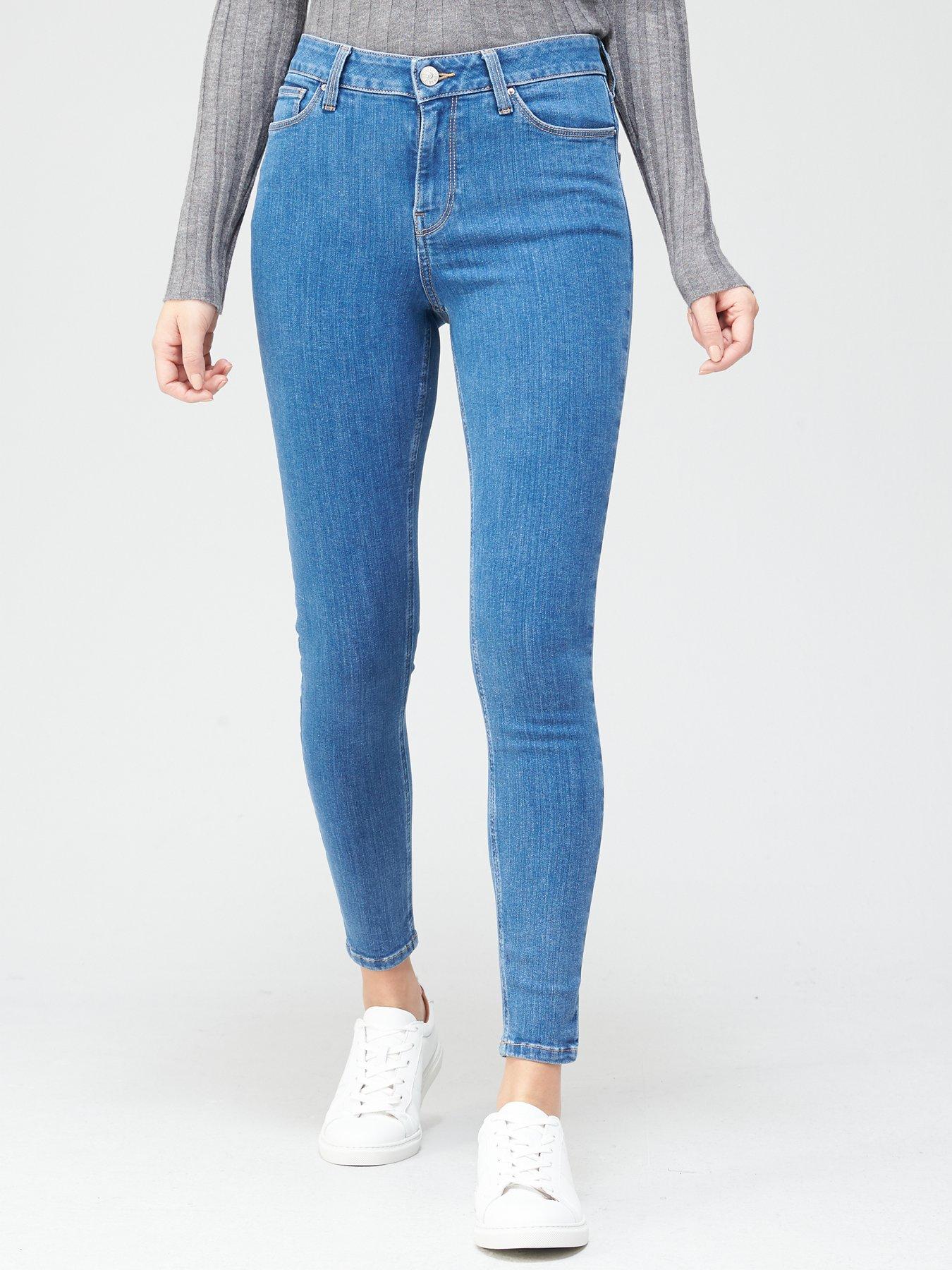 Tummy Control Details about / Mava Light Blue Small High Waist Yoga Pants with Pockets